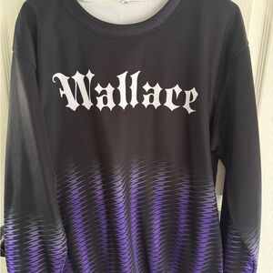 Black and Purple Sweatshirt